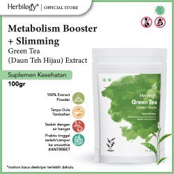 Herbilogy Green Tea (Daun Teh Hijau) Extract Powder 100g