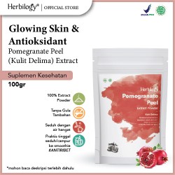 Herbilogy Pomegranate Peel (Kulit Delima) Extract Powder 100g